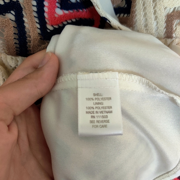 Chevron Lace Wrap Dress - Picture 5 of 6